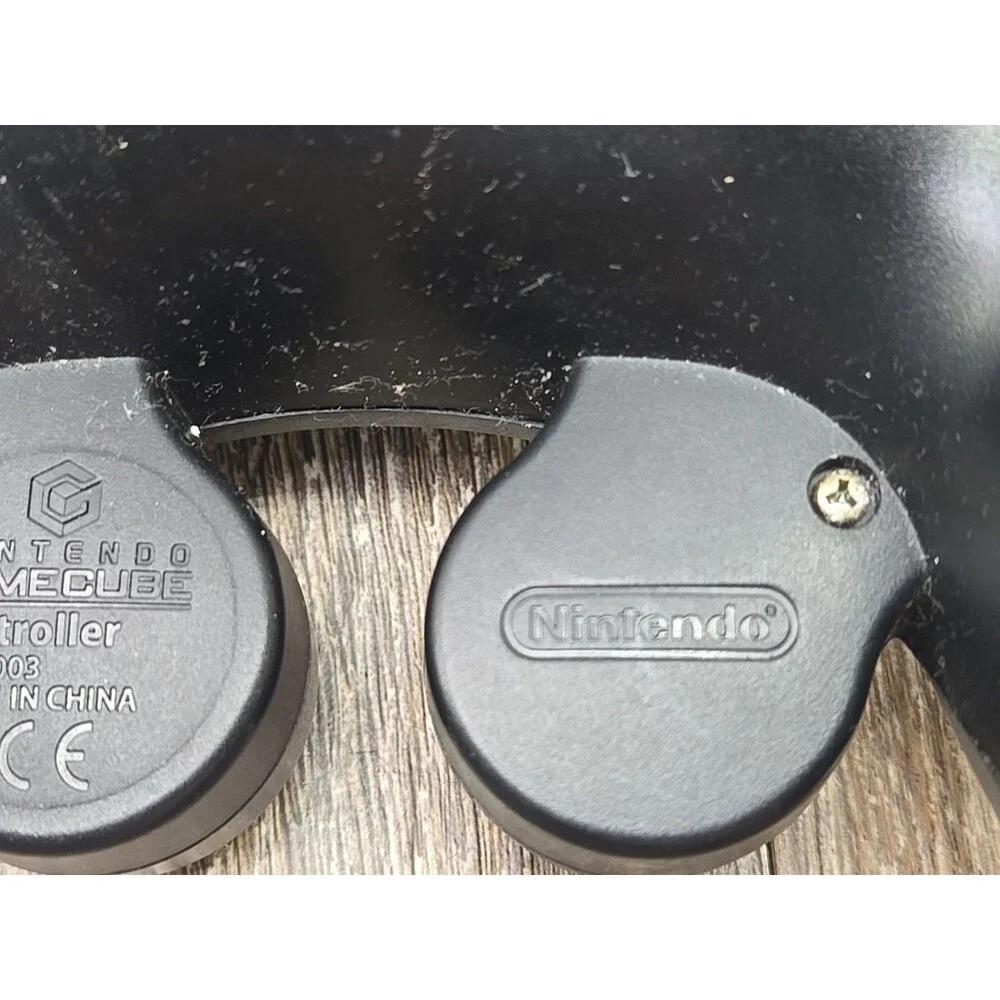 Nintendo Gamecube Controller OEM Black DOL-003 Official Tested Original